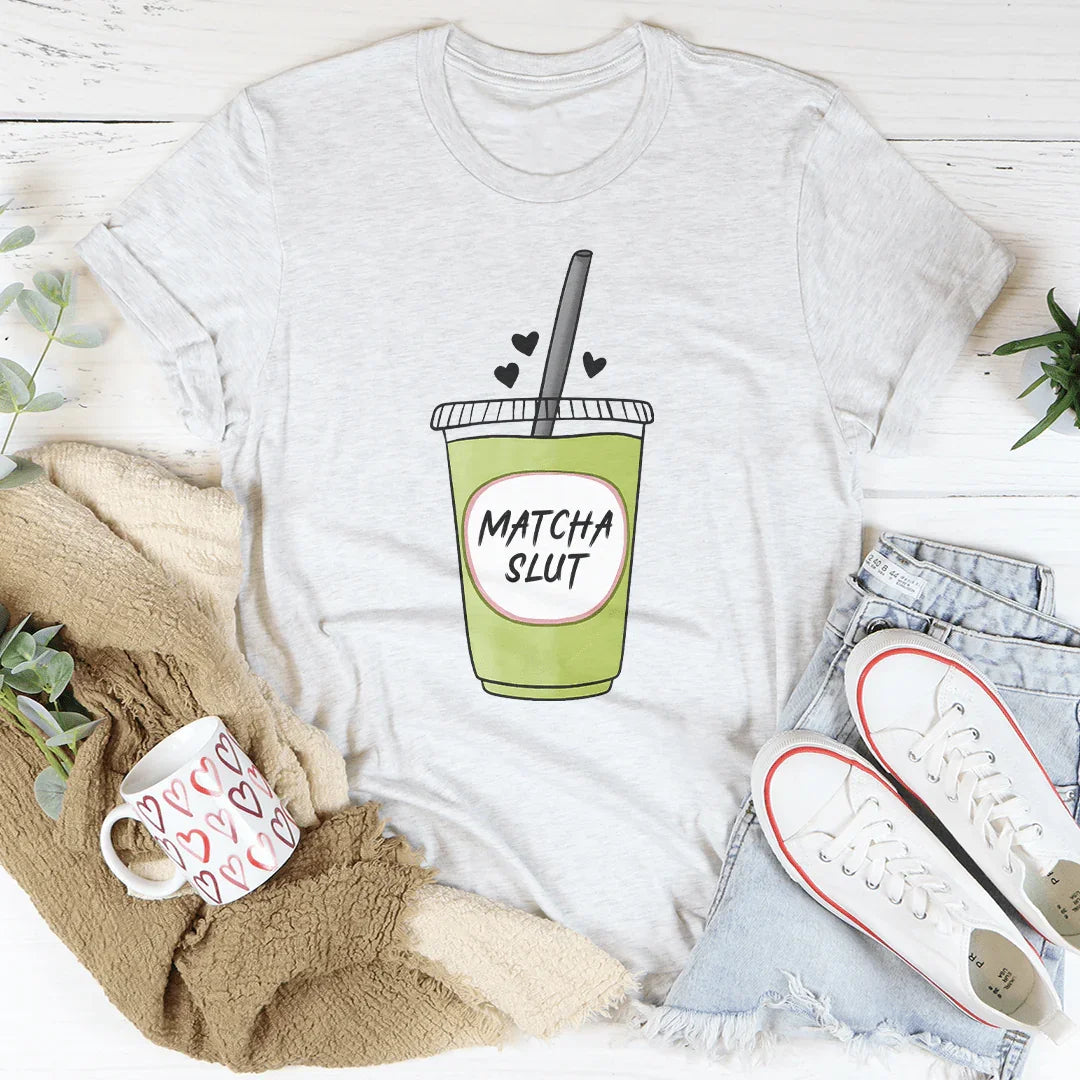 Matcha Slut Tee Ash / S Peachy Sunday T-Shirt