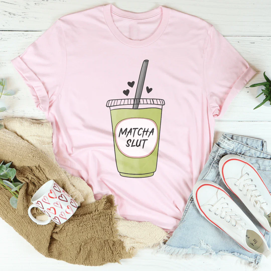 Matcha Slut Tee Pink / S Peachy Sunday T-Shirt