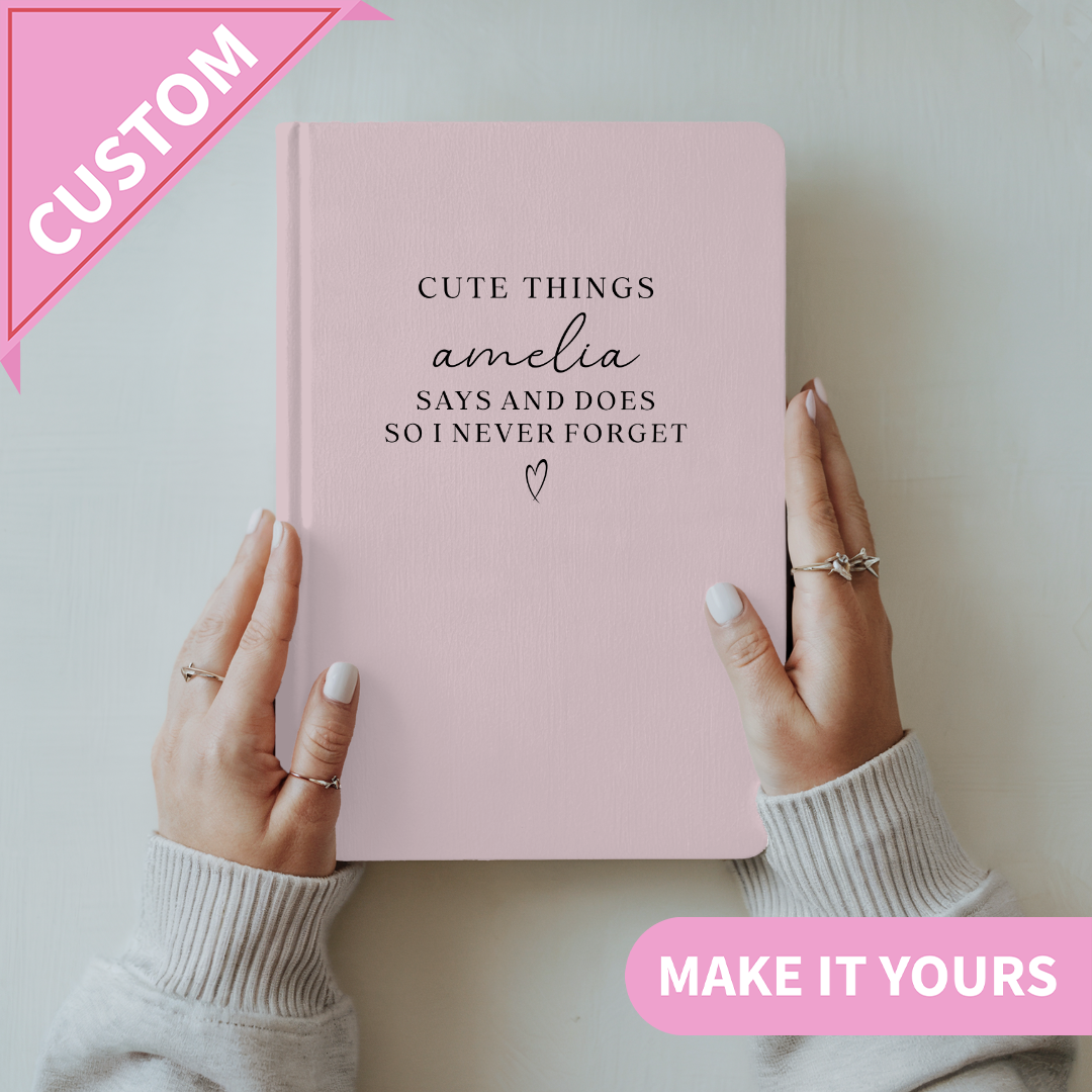 Personalized Cute Things My Kids Say And Do Dear Daughter Son Journal