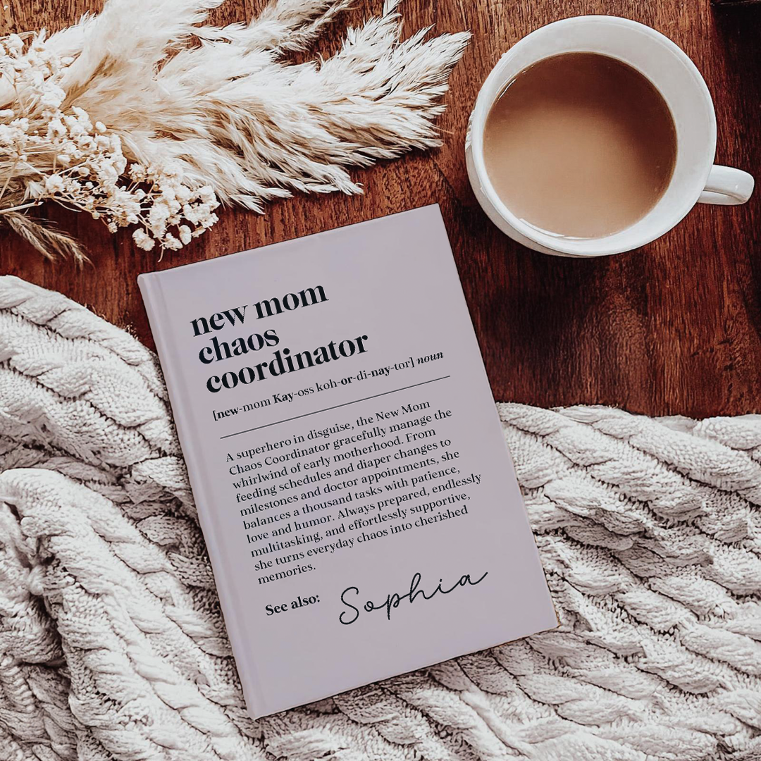 Personalized New Mom Chaos Coordinator Journal