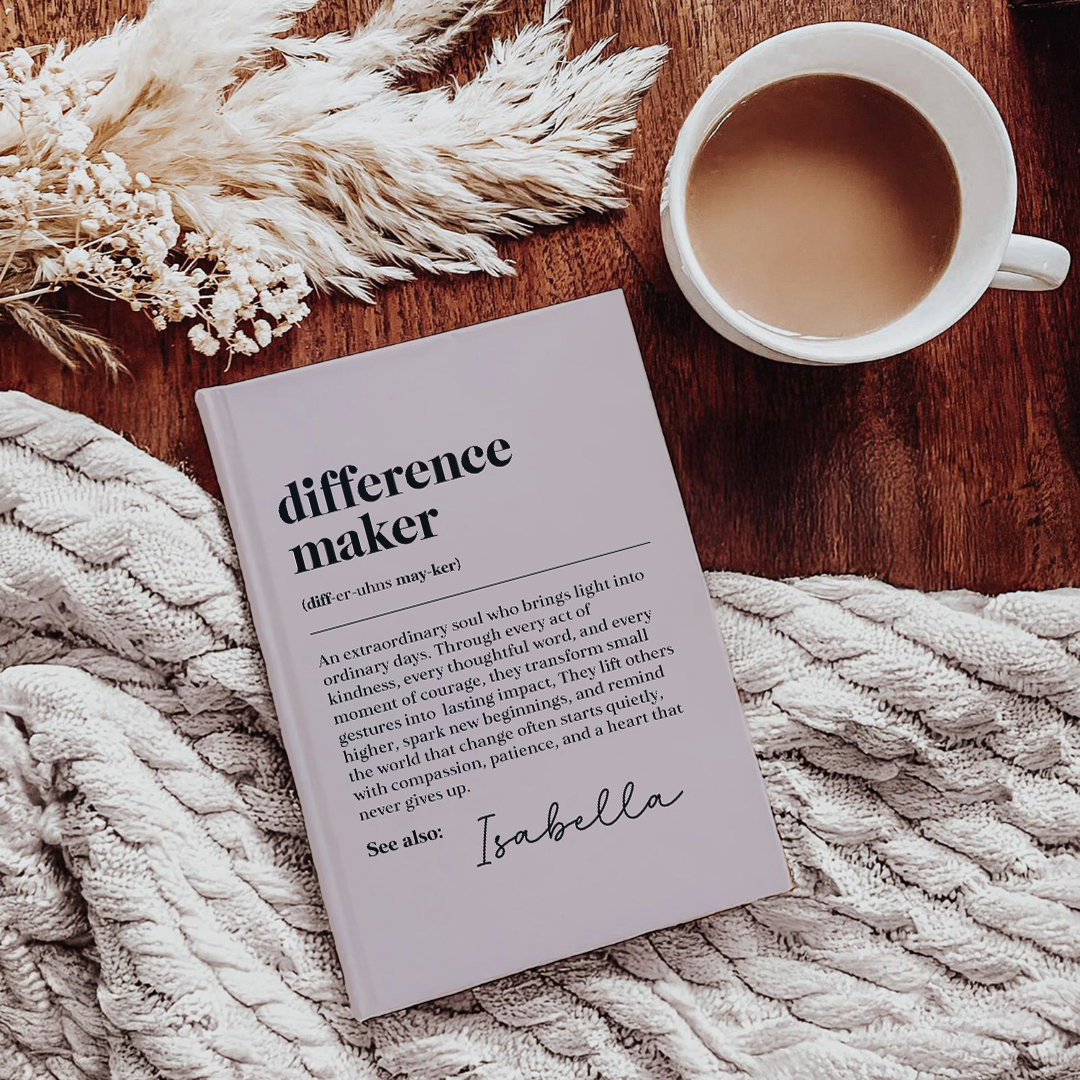 Personalized Difference Maker Journal