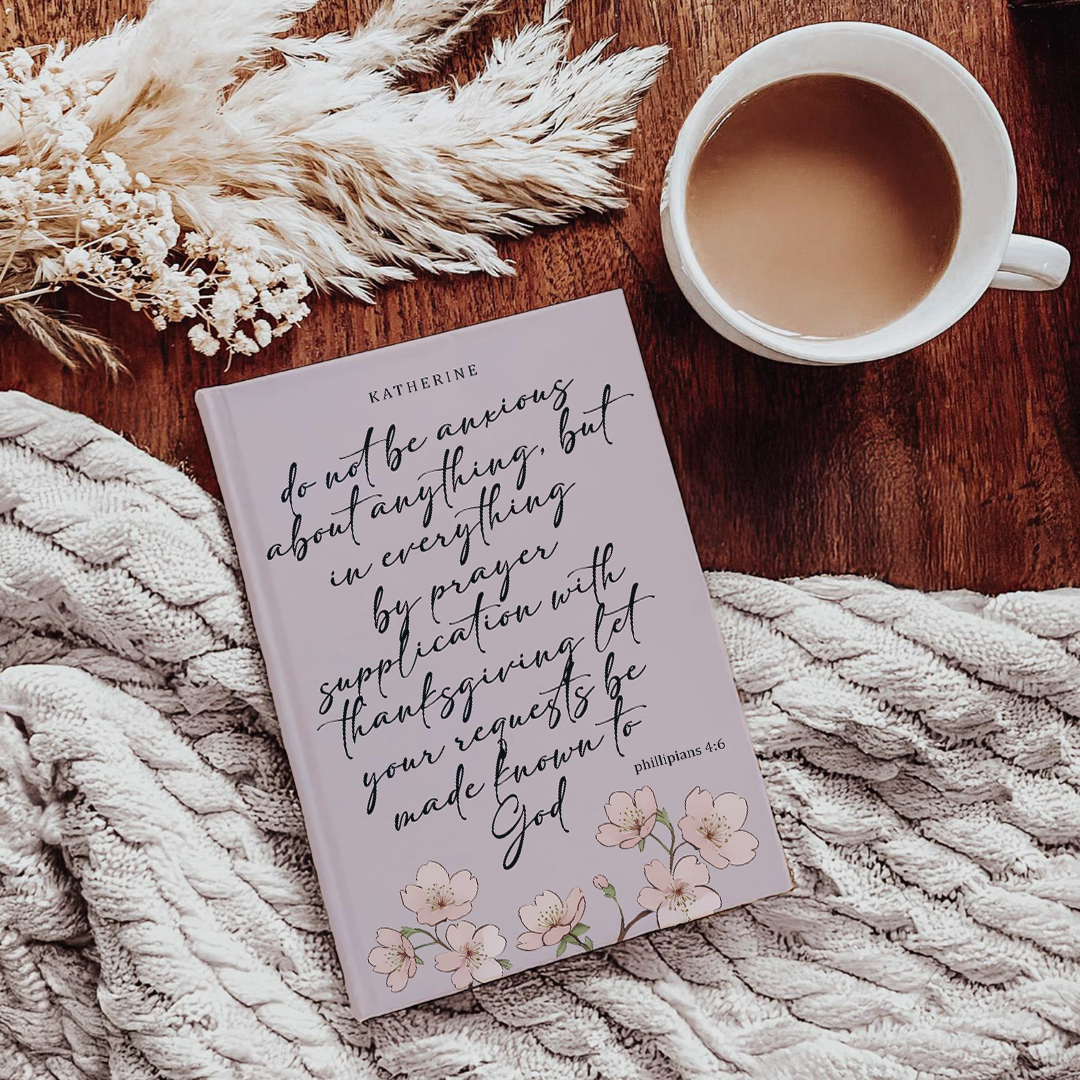 Personalized Christian Gift Prayer For Women Gratitude Journal