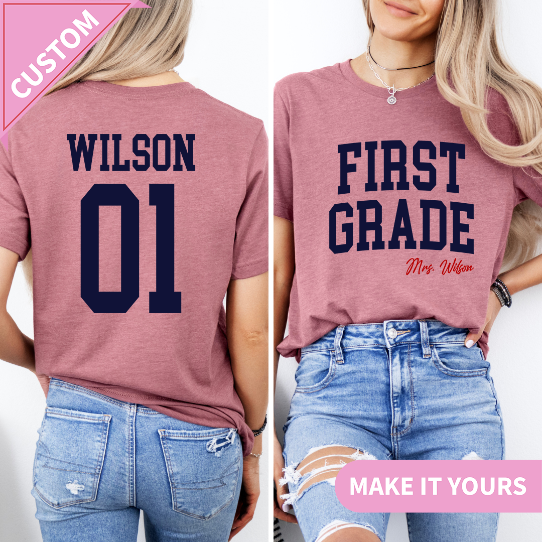 Personalized Name Number Tee