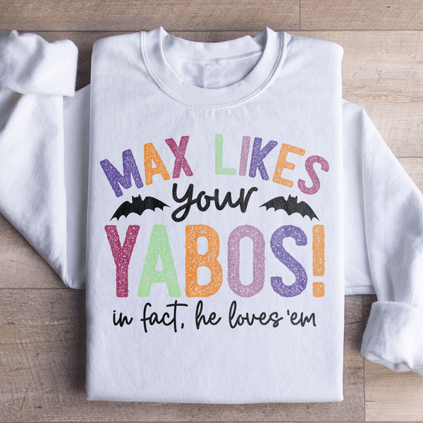 Max Likes Your Yabos Sweatshirt White / S Peachy Sunday T-Shirt