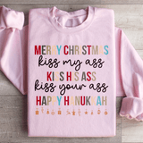 Merry Christmas Sweatshirt Light Pink / S Peachy Sunday T-Shirt
