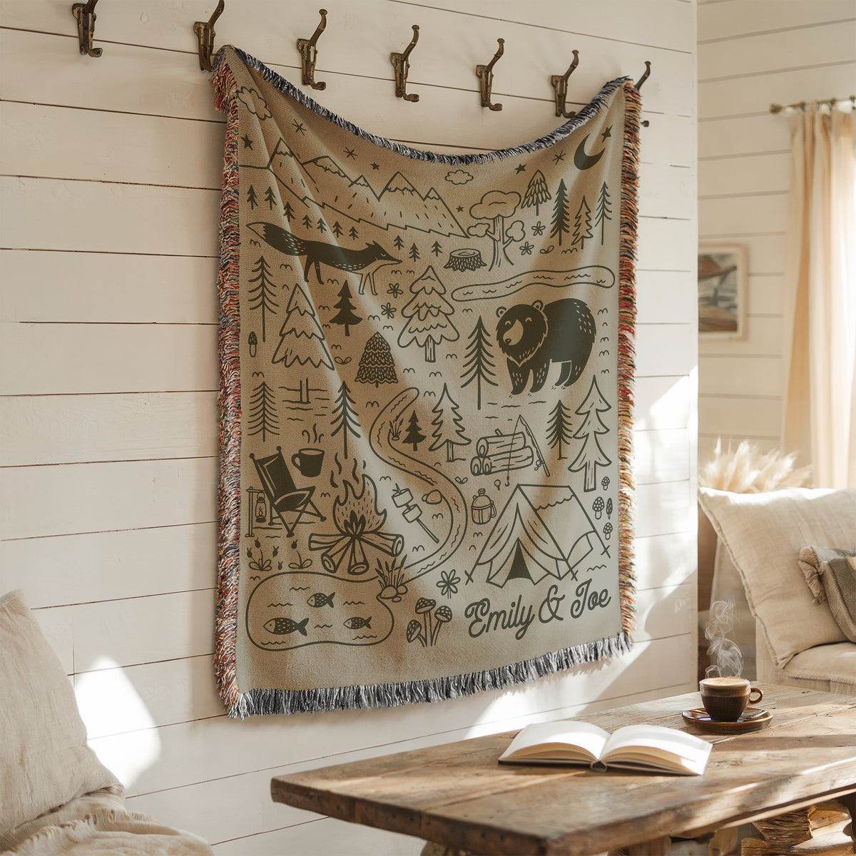Couverture de camping tissée personnalisée