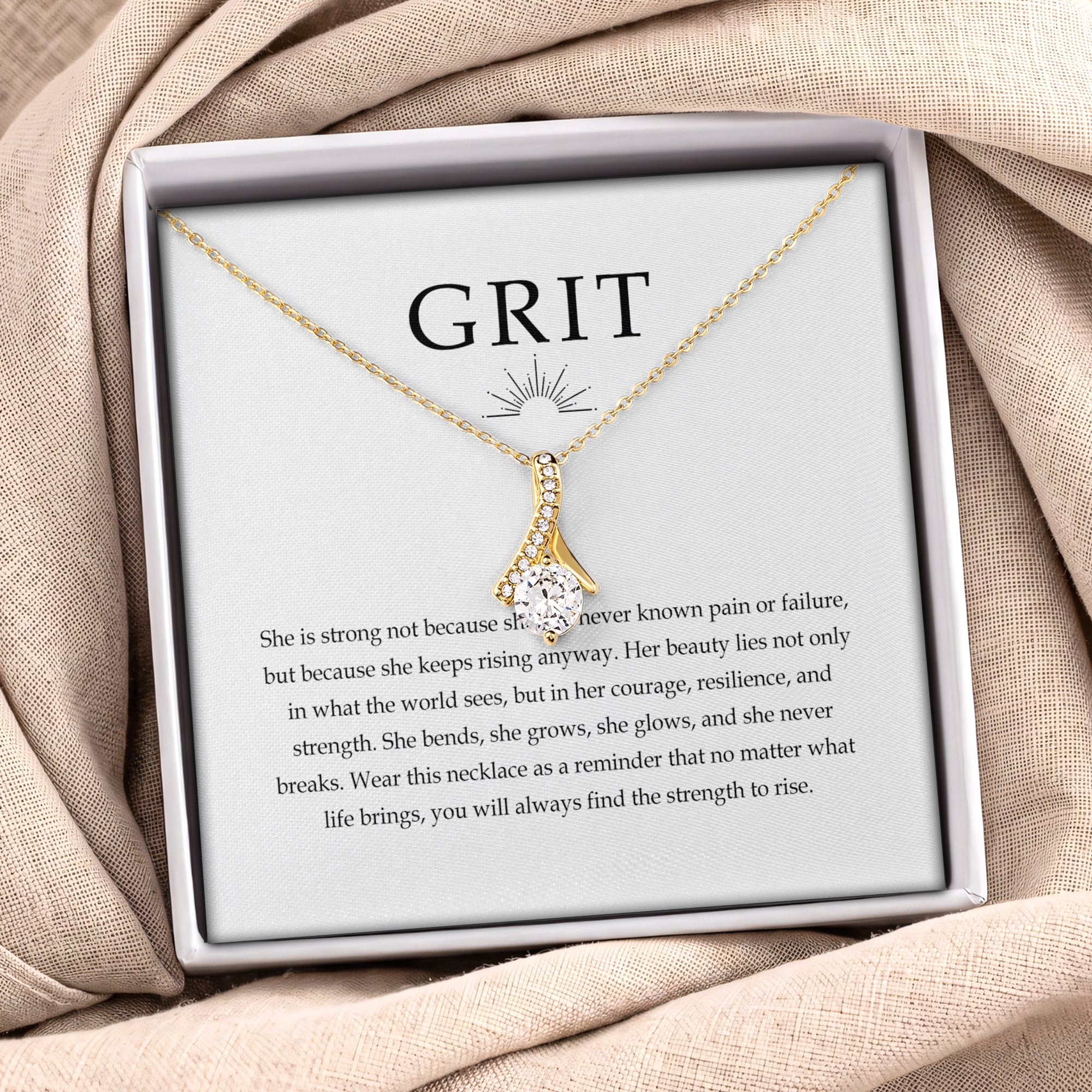 Grit Sie ist unaufhaltsam Schmuck