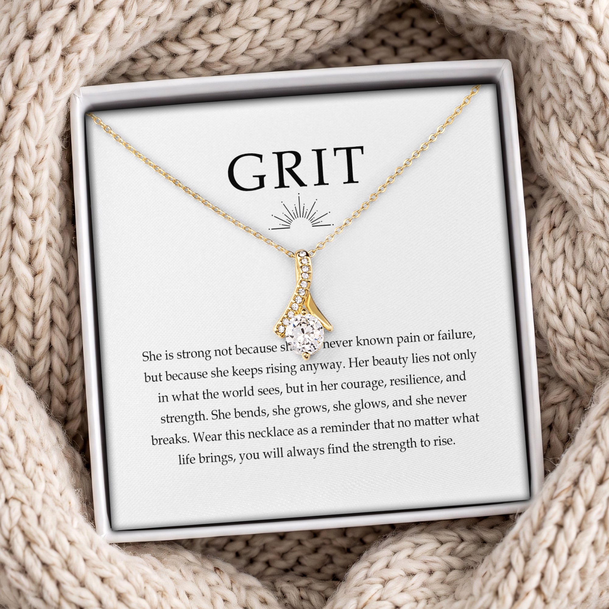Grit Sie ist unaufhaltsam Schmuck