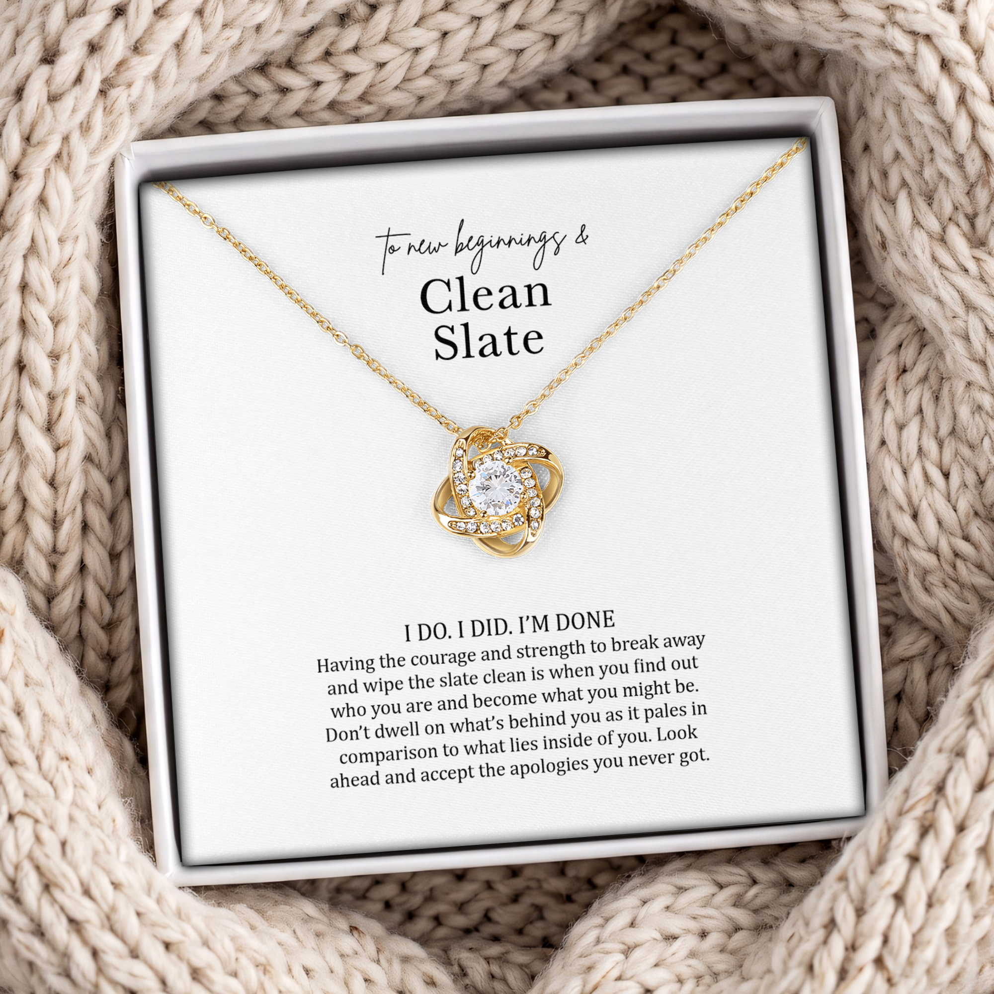 To New Beginnings & Clean Slate Jewelry