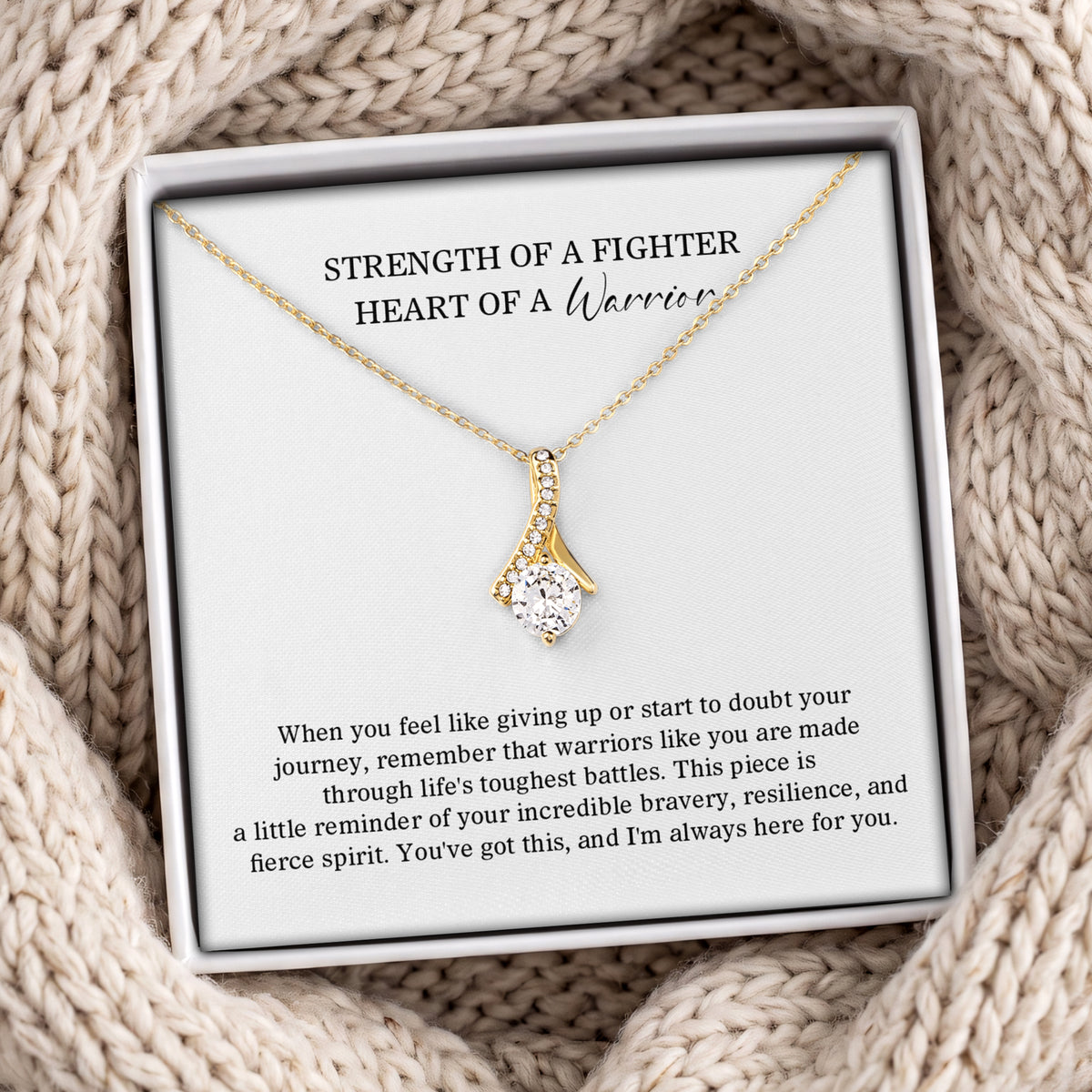 Ermutigender Schmuck für Kämpferinnen