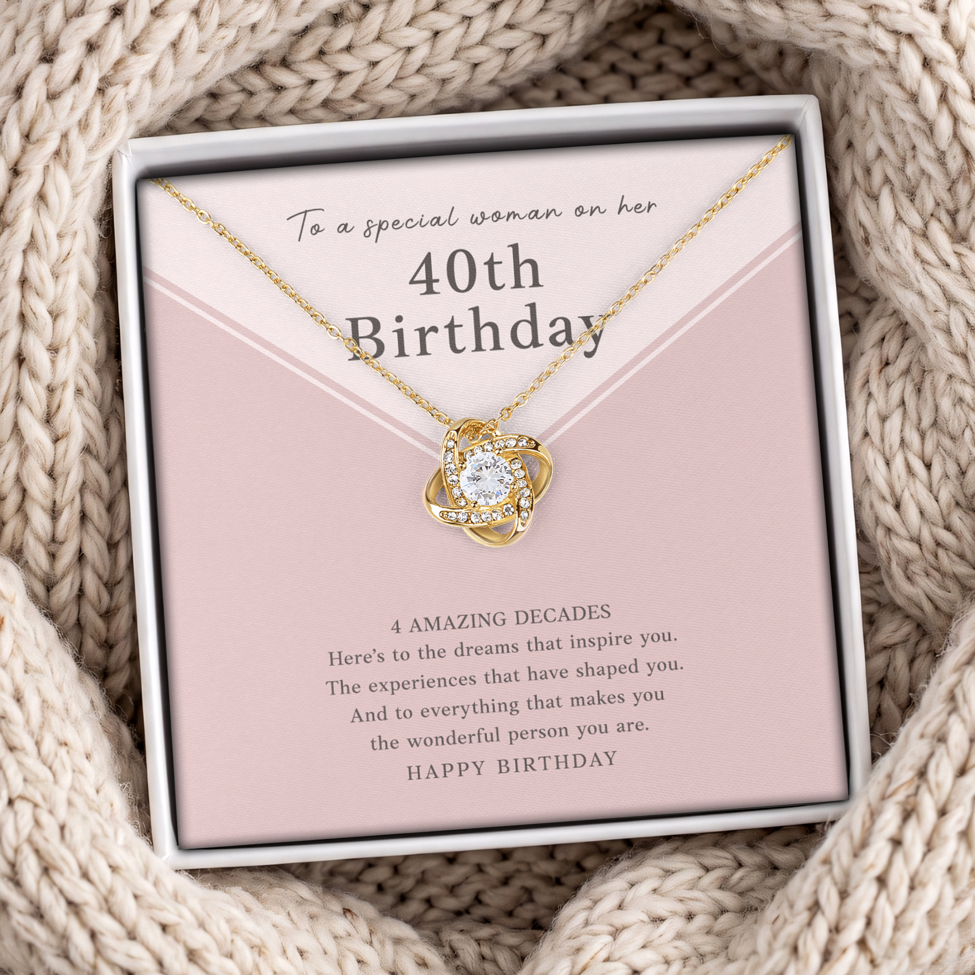 On Her 40th Birthday Jewelry