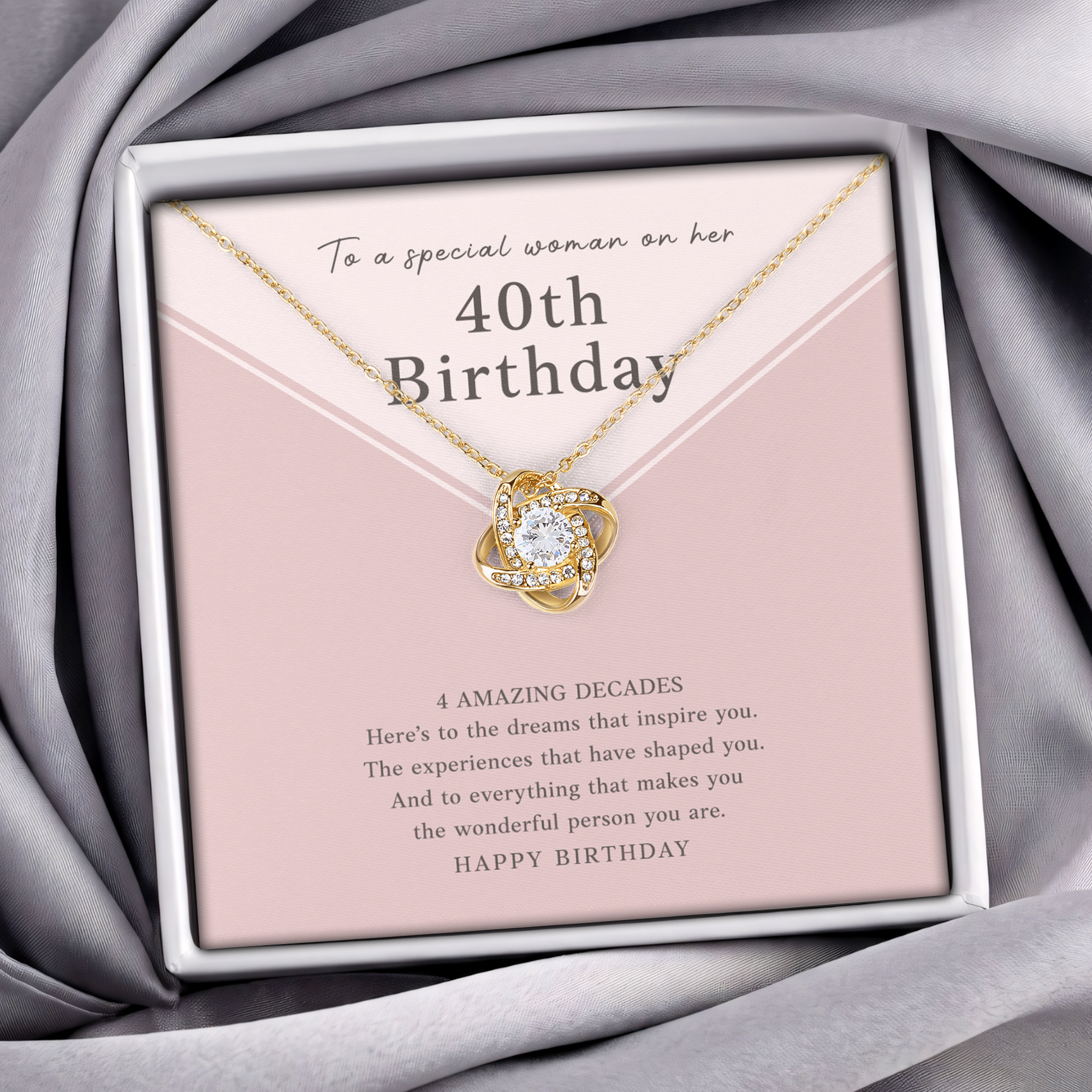 On Her 40th Birthday Jewelry