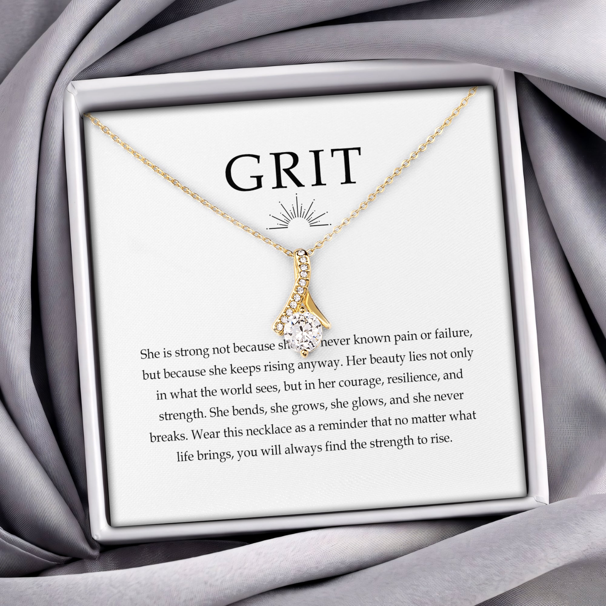 Grit Sie ist unaufhaltsam Schmuck