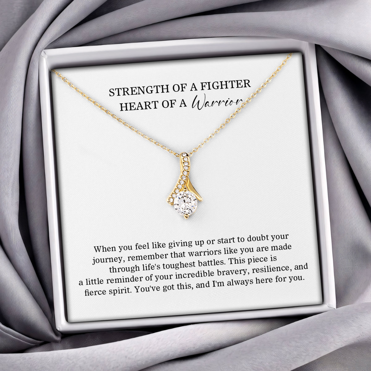 Ermutigender Schmuck für Kämpferinnen