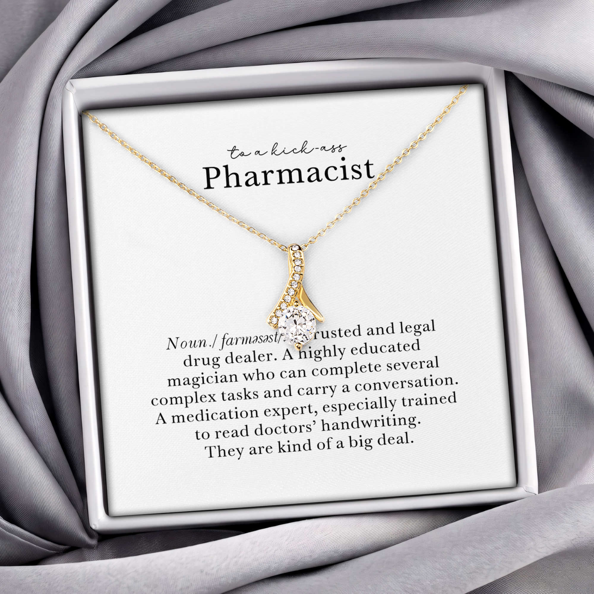 To A Kick A* Pharmacist Jewelry
