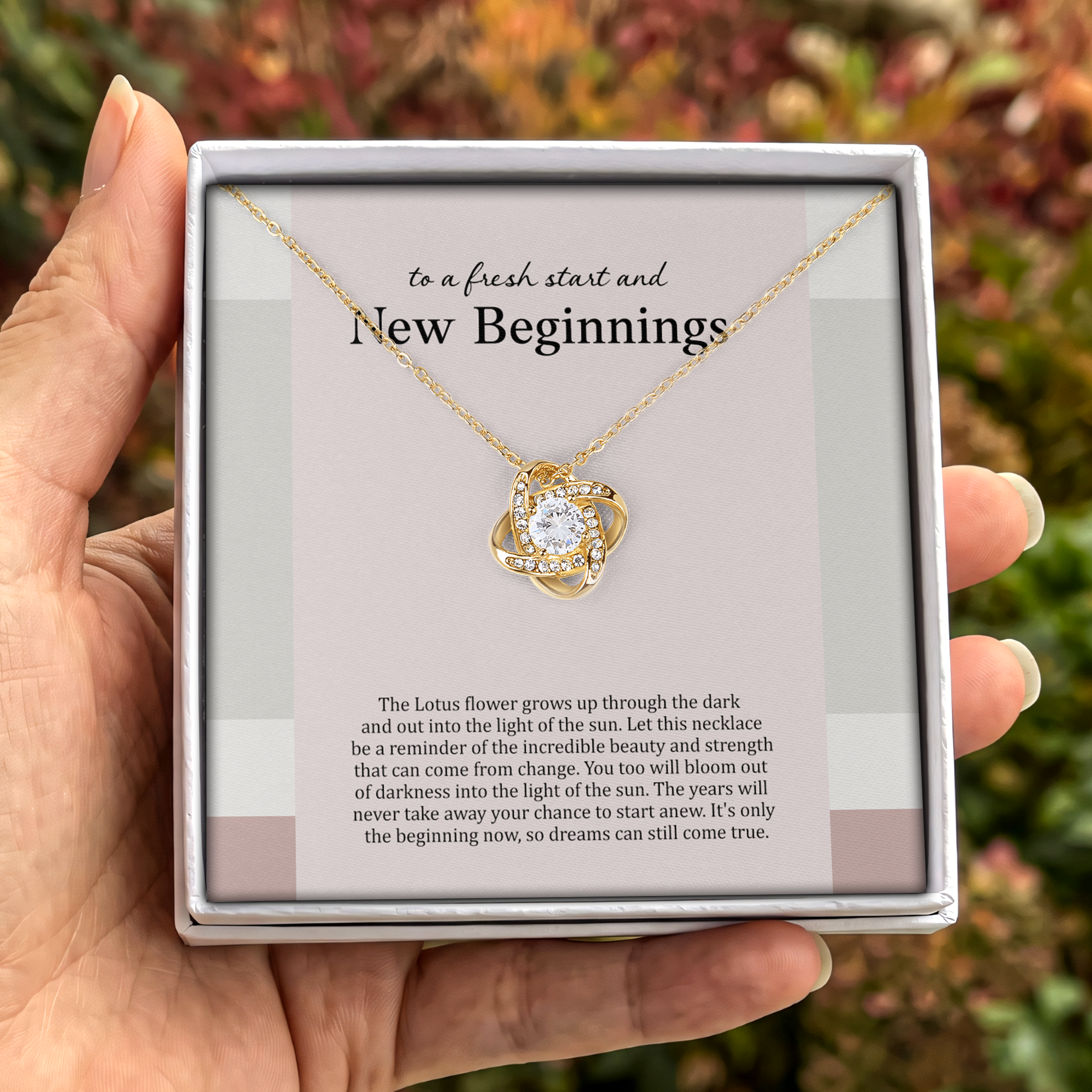 To A Fresh Start And New Beginnings Jewelry