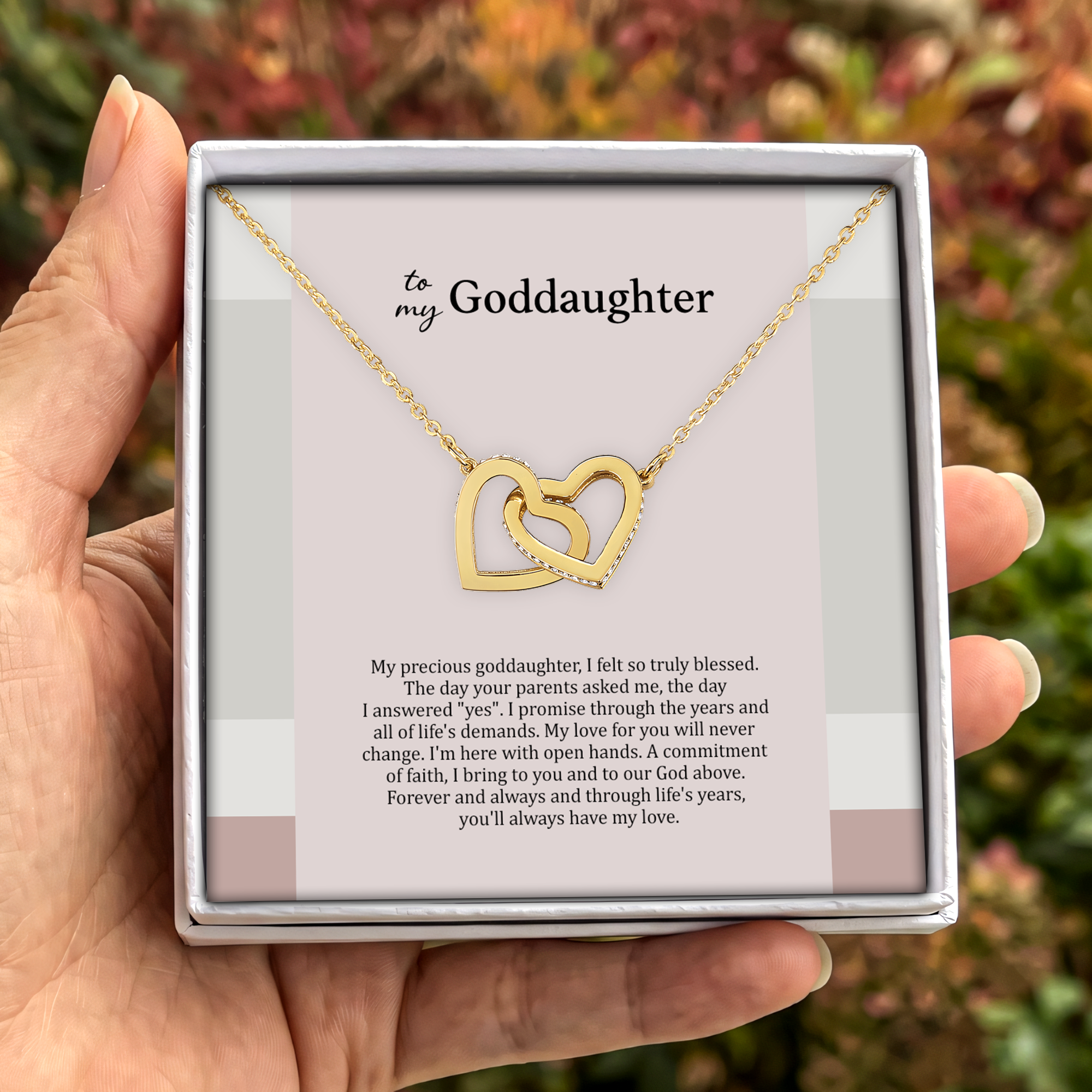 To My Goddaughter Jewelry