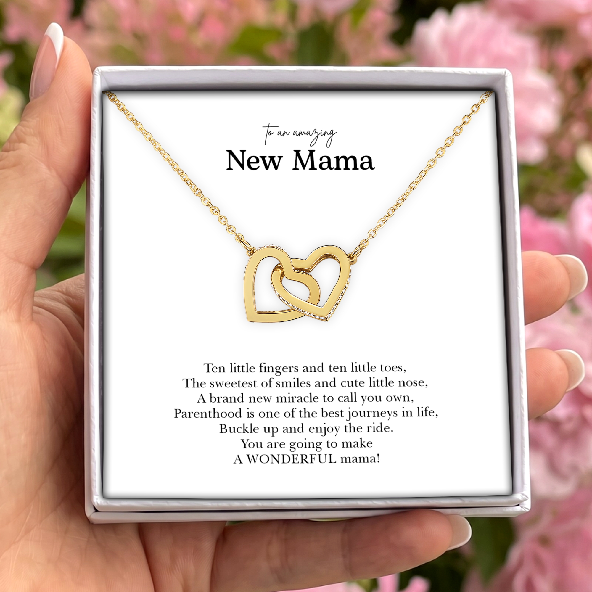 To An Amazing  New Mama Necklace