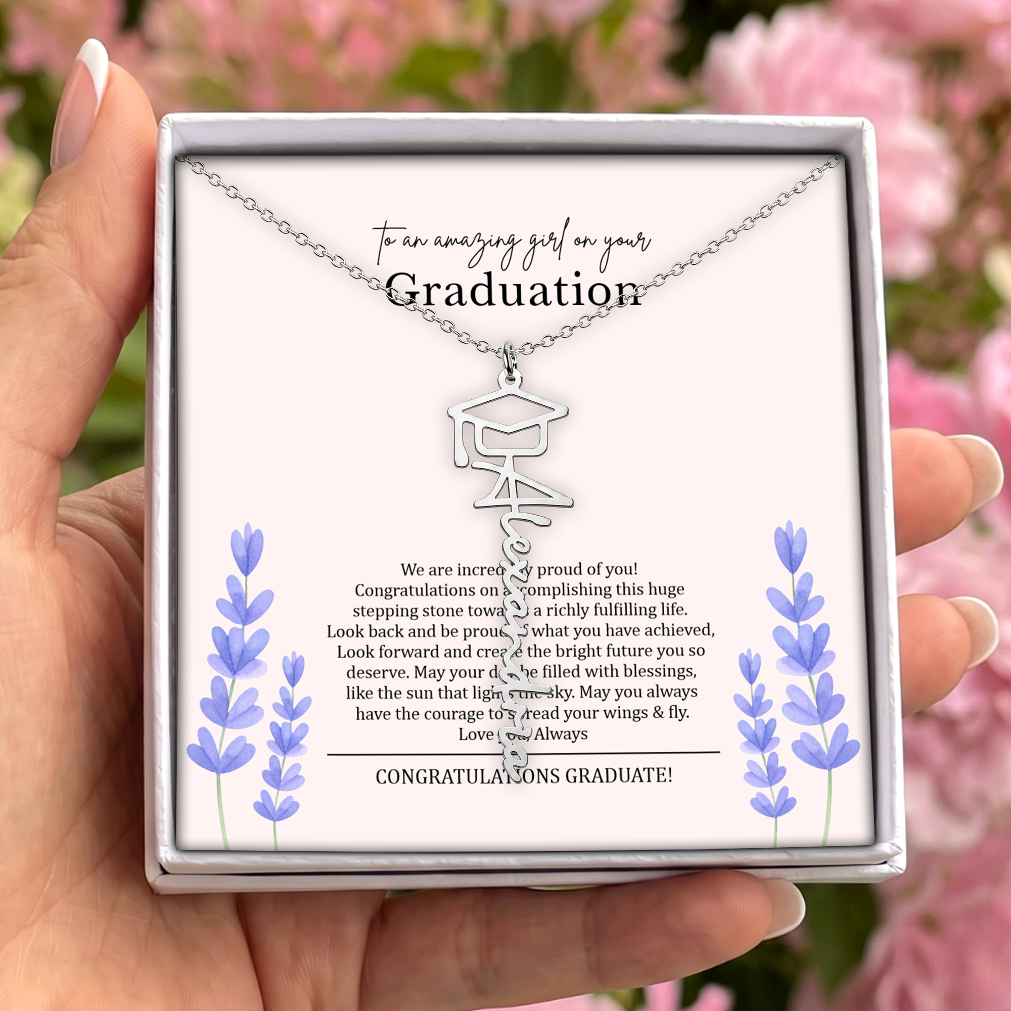 Personalized To An Amazing Girl On Your Graduation Jewelry
