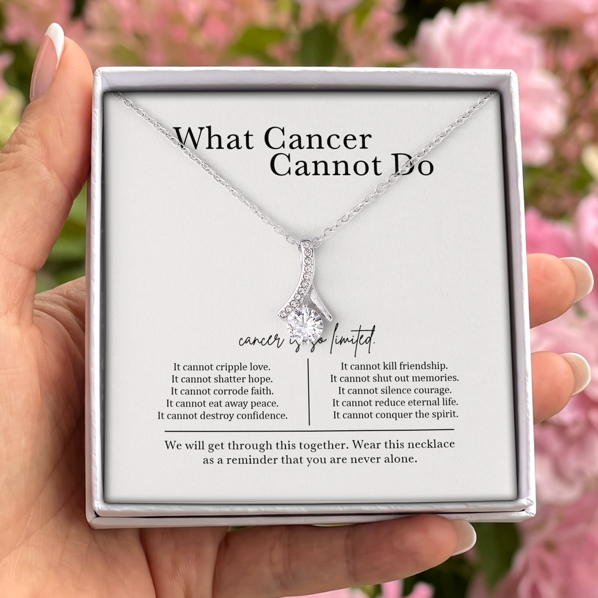 What Cancer Cannot Do Jewelry