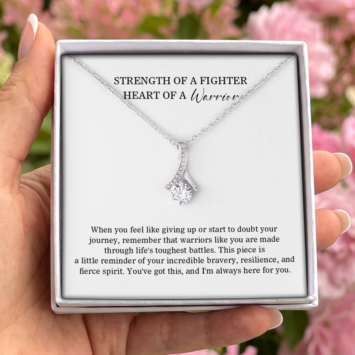 Ermutigender Schmuck für Kämpferinnen