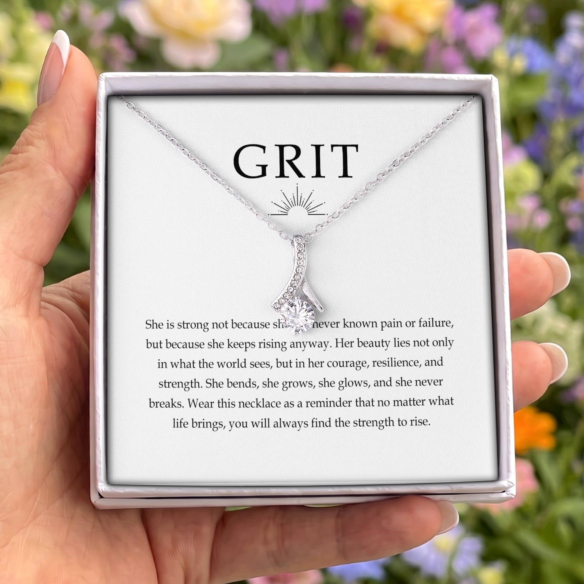 Grit Sie ist unaufhaltsam Schmuck
