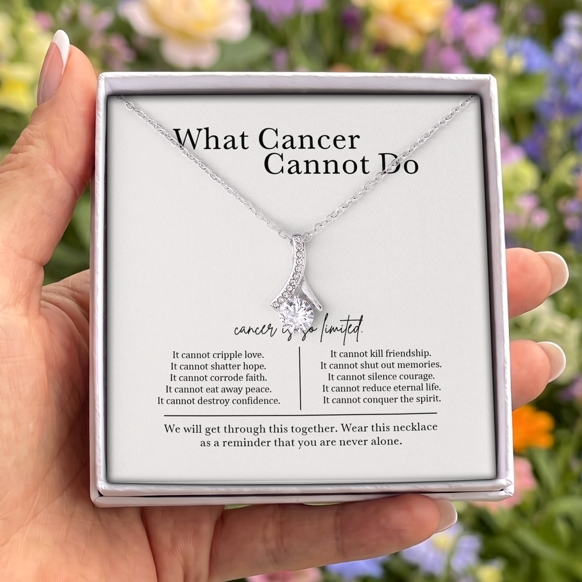 What Cancer Cannot Do Jewelry