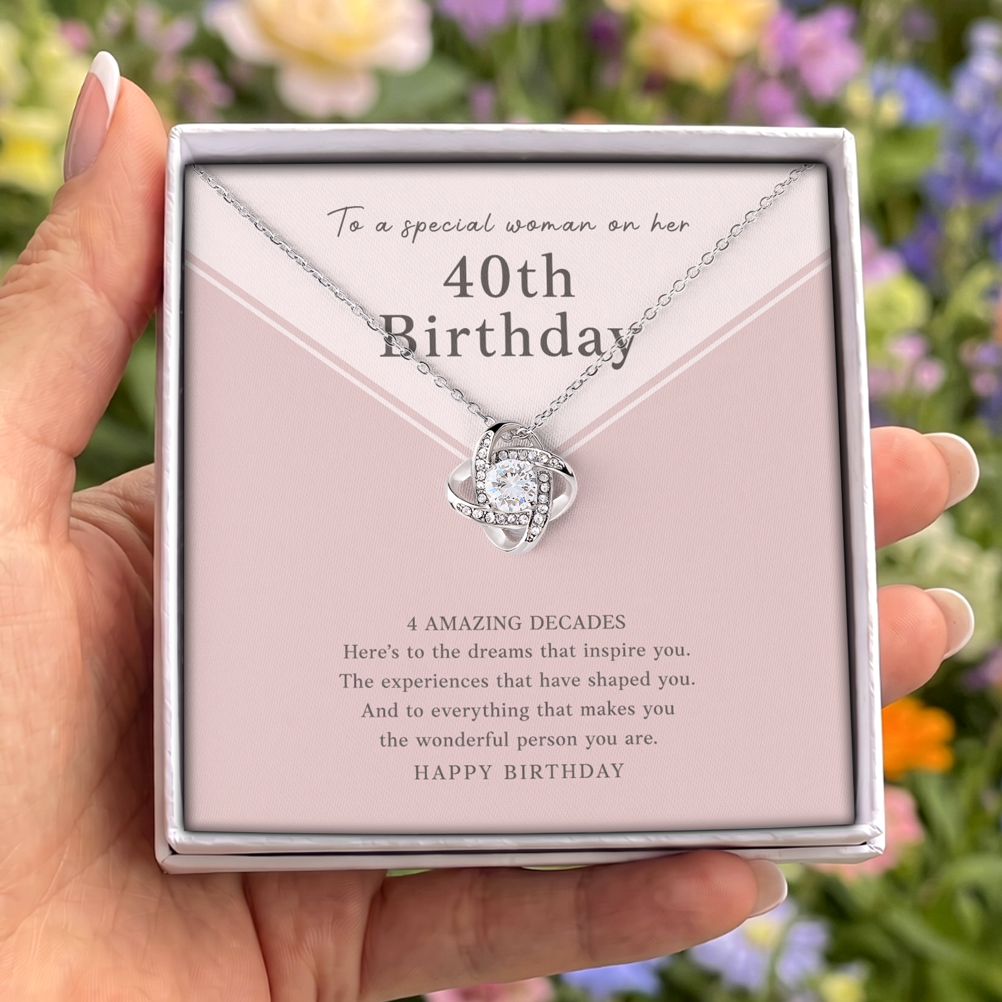 On Her 40th Birthday Jewelry