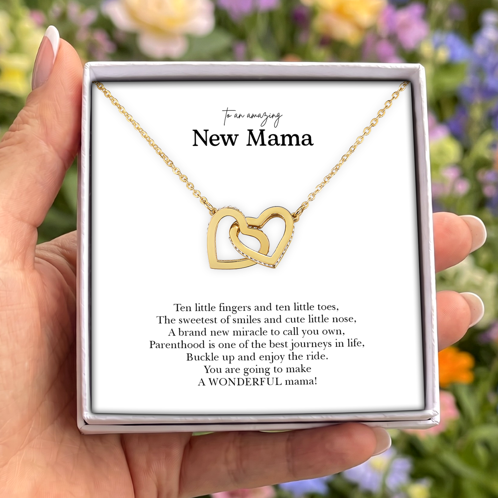 To An Amazing  New Mama Necklace