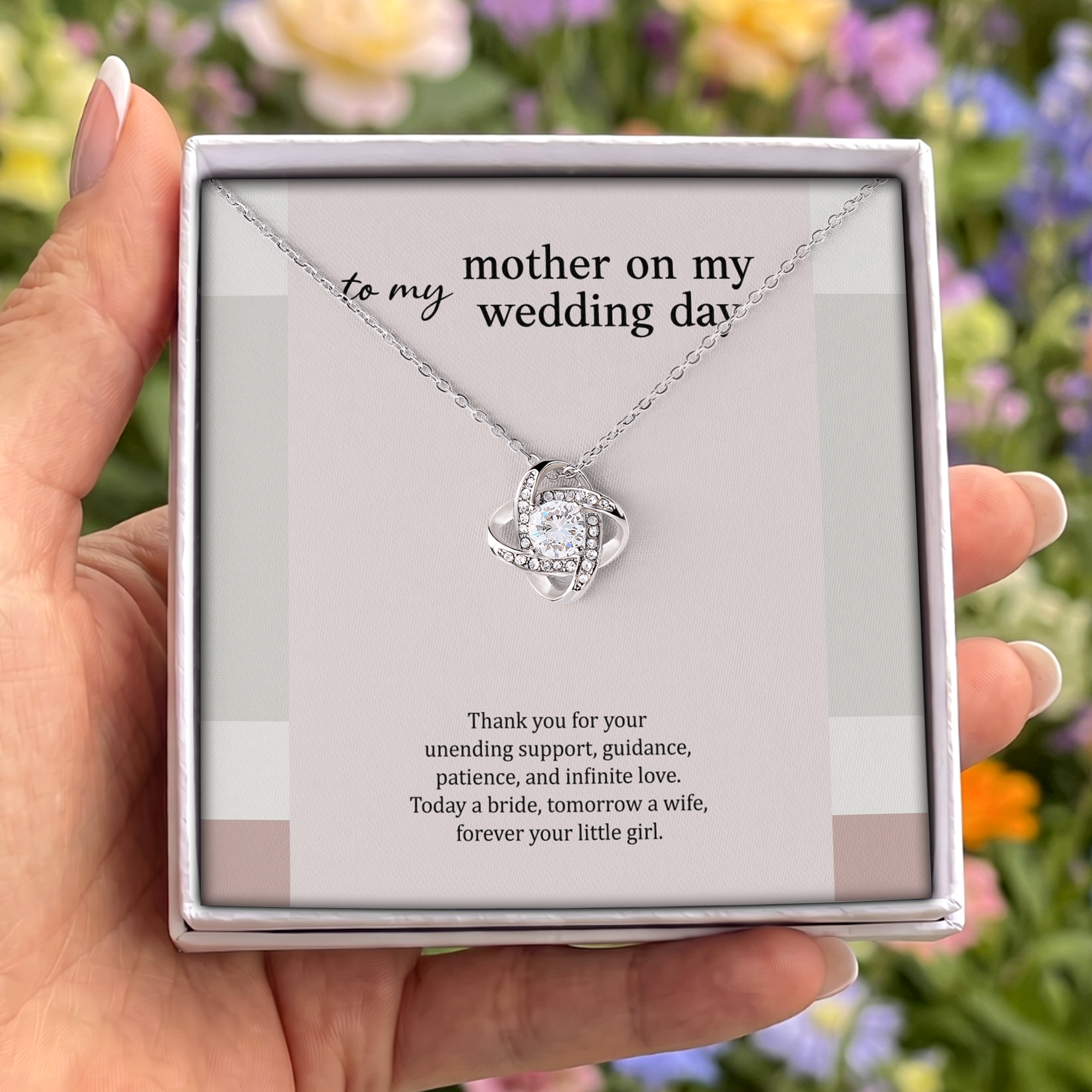 To My Mother On My Wedding Day Jewelry