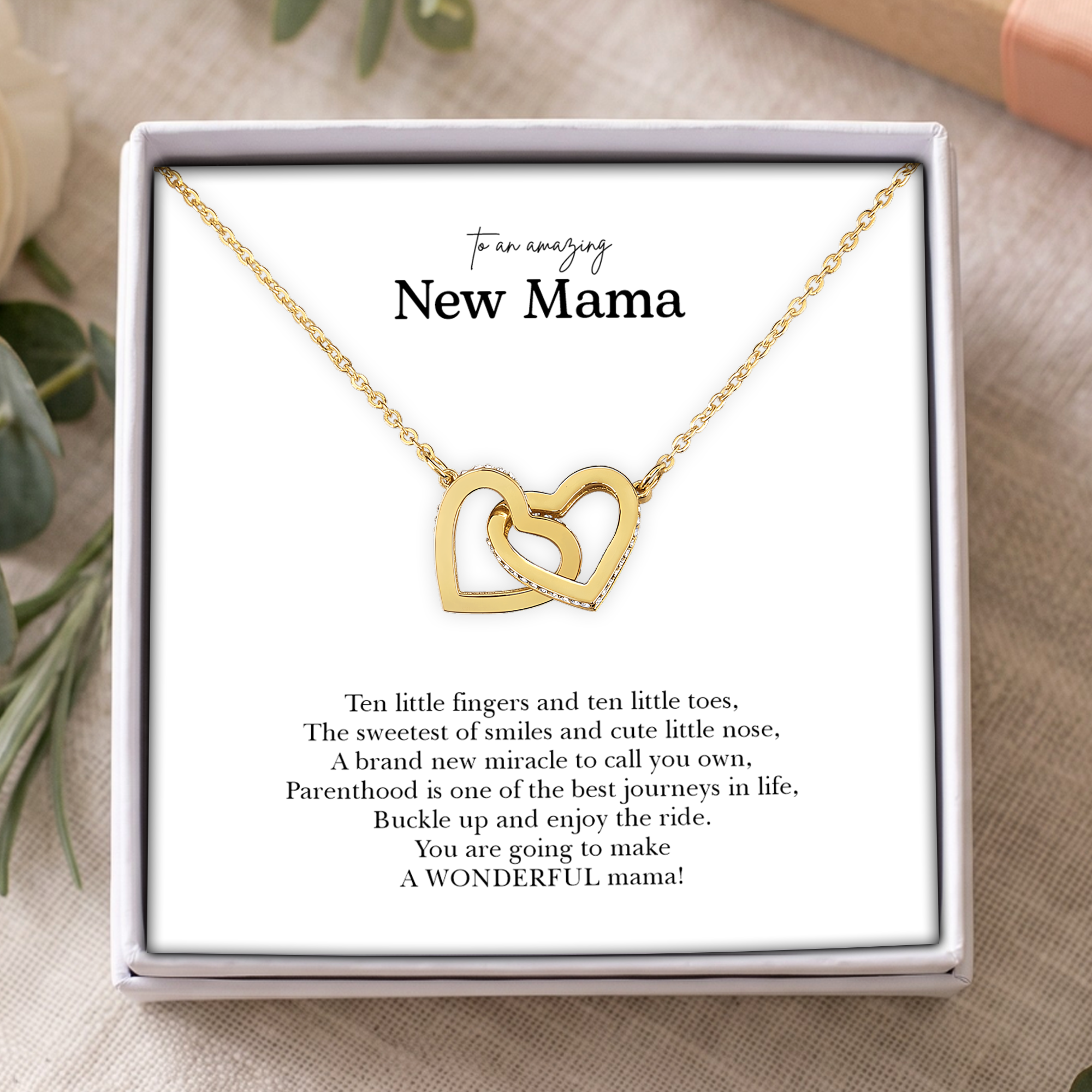 To An Amazing  New Mama Necklace