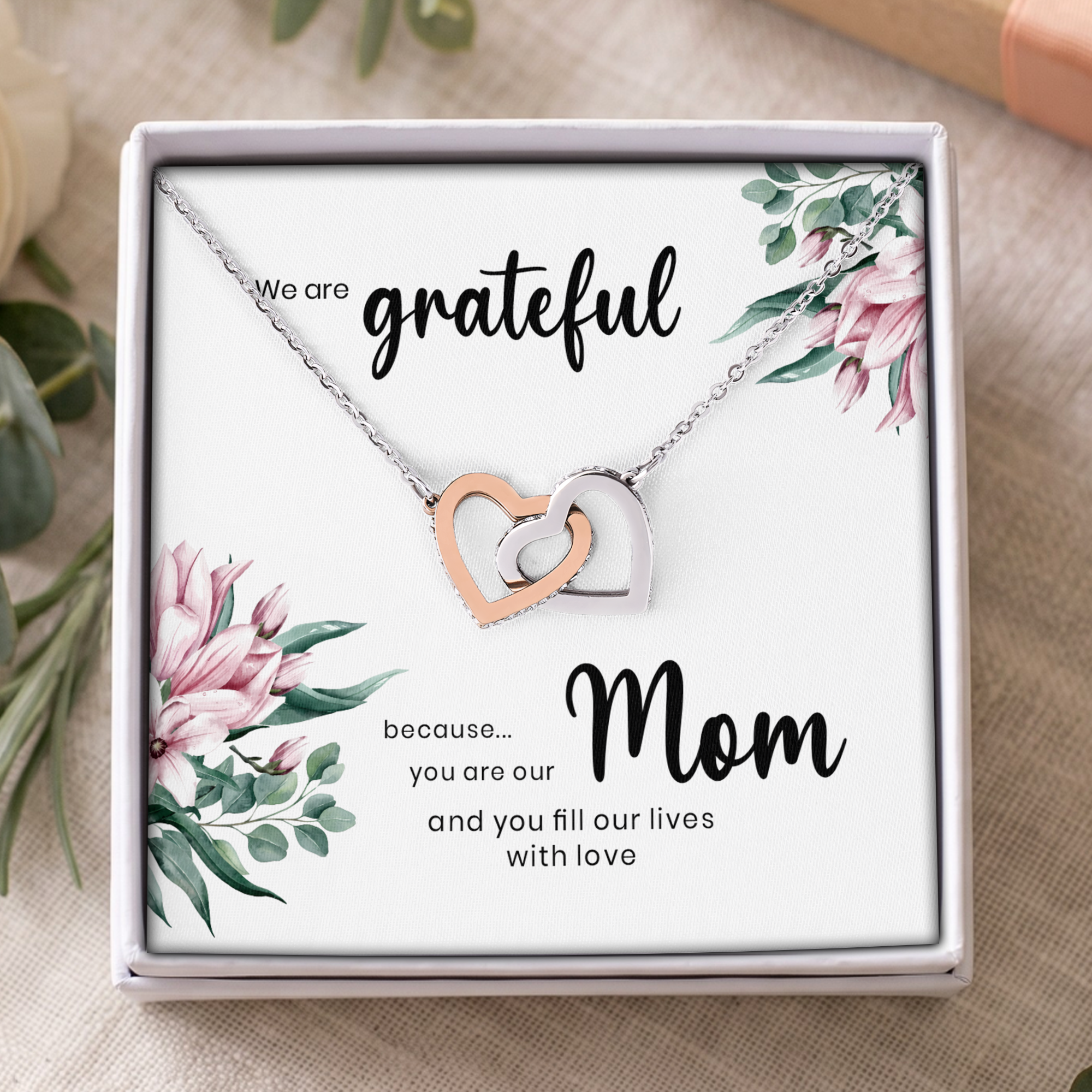Wir sind dankbar, weil du unsere Mama bist Schmuck