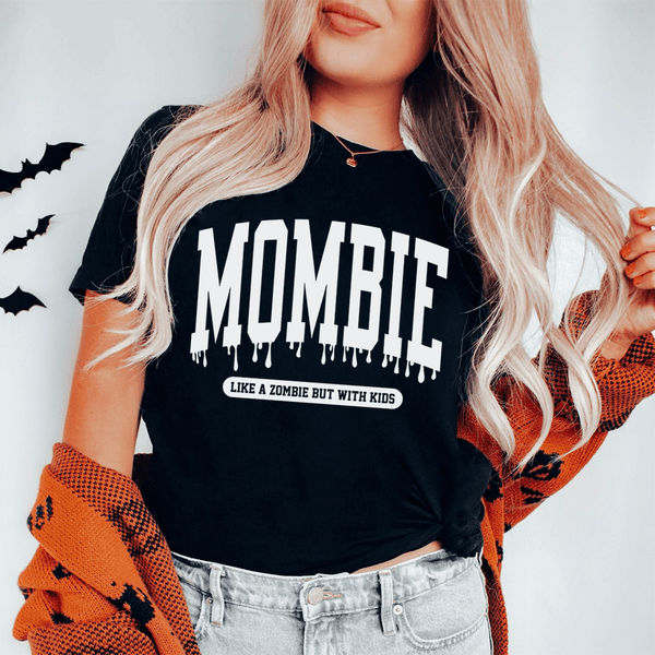 Mombie Like A Zombie But With Kids Tee Black / S Peachy Sunday T-Shirt