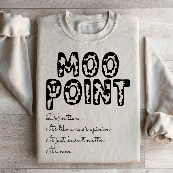 Moo Point Sweatshirt Sand / S Peachy Sunday T-Shirt