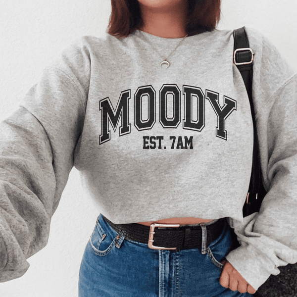 Moody Est. 7am Sweatshirt Sport Grey / S Peachy Sunday T-Shirt