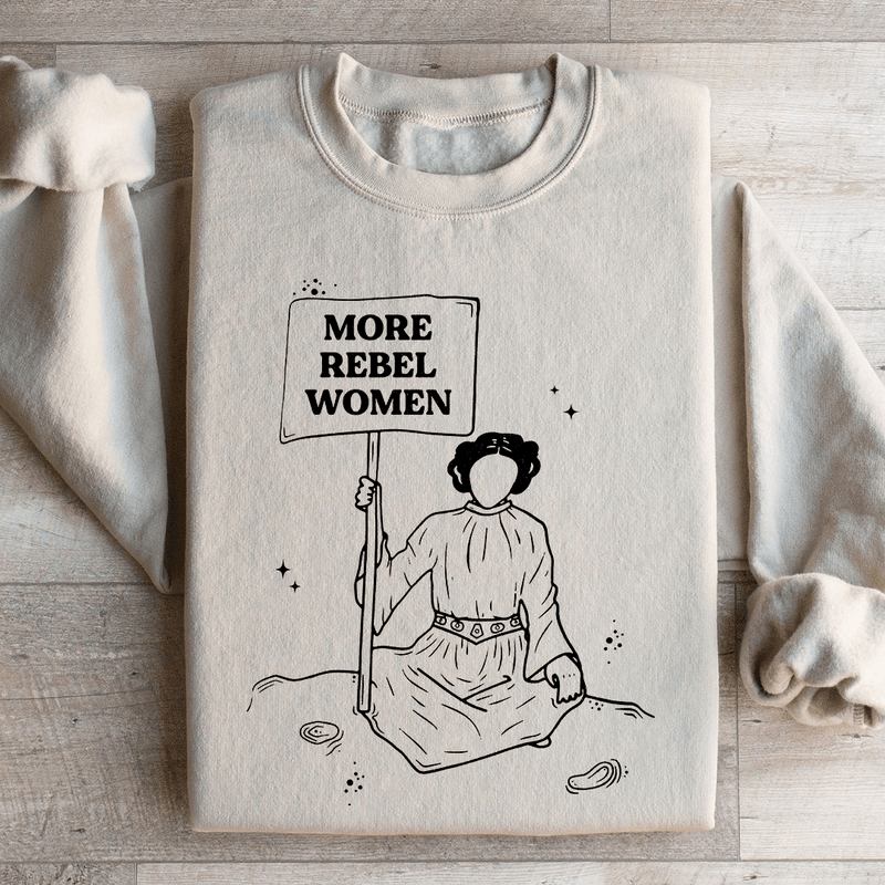 More Rebel Women Sweatshirt Sand / S Peachy Sunday T-Shirt