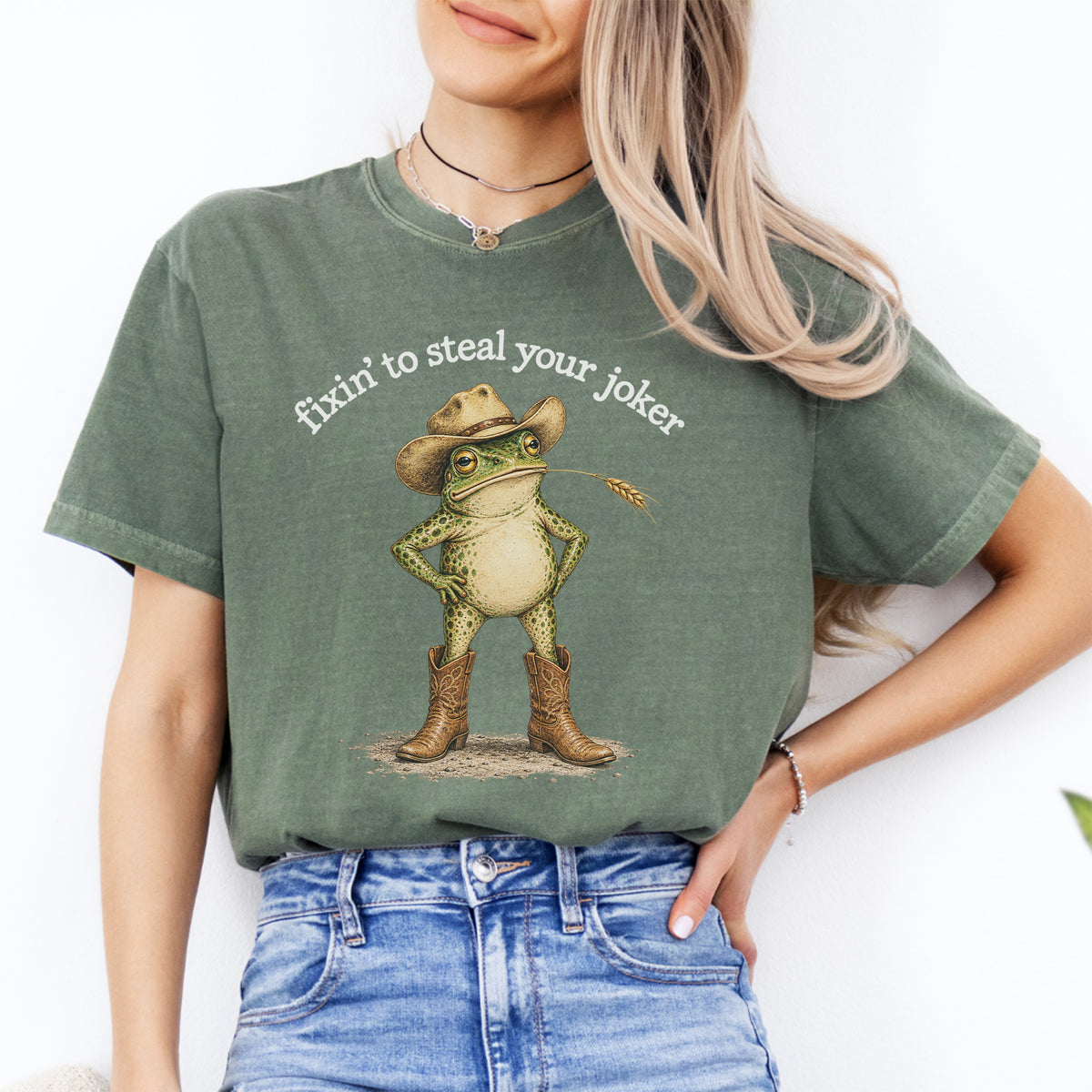 Camiseta «A punto de robarte tu comodín»