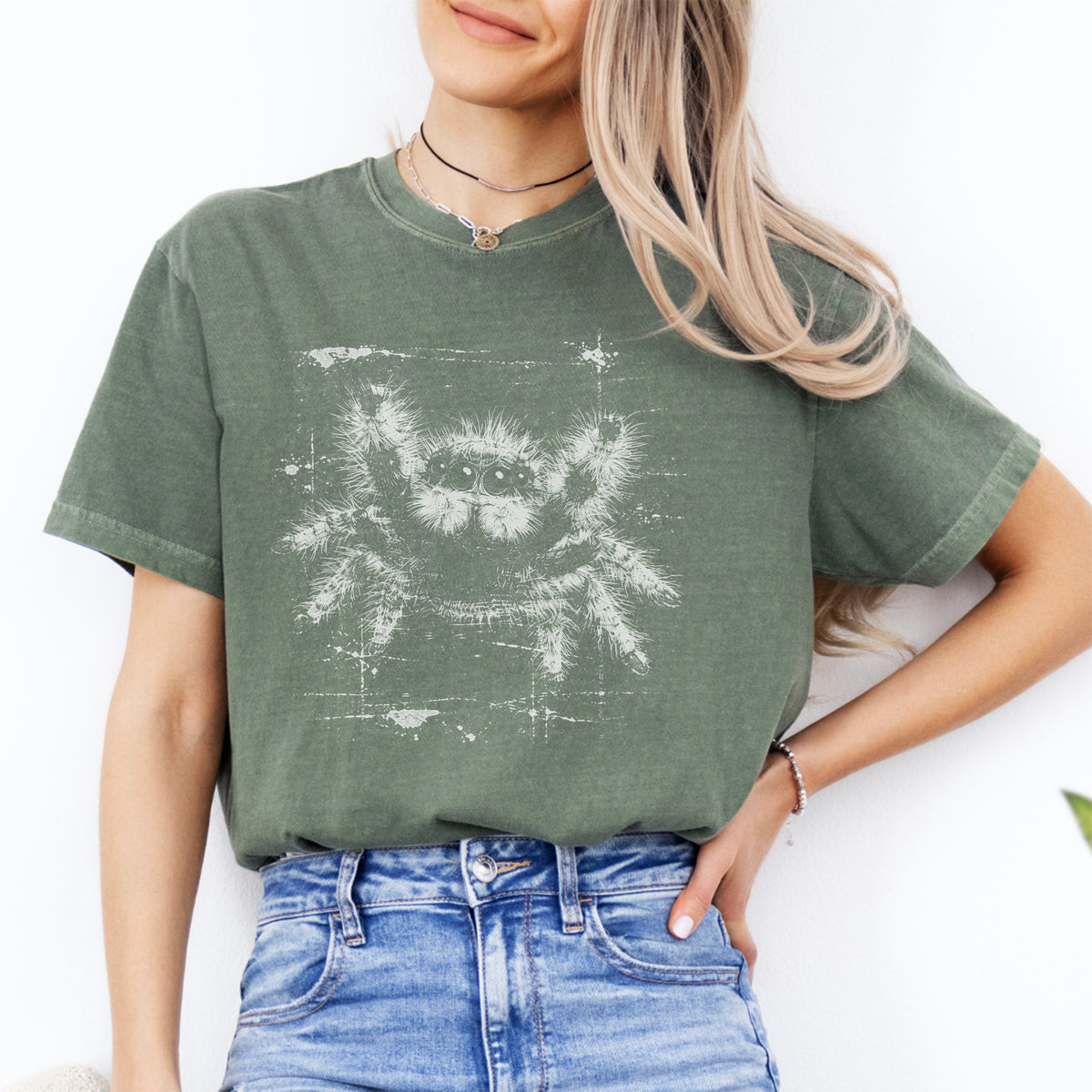 Camiseta de araña saltarina