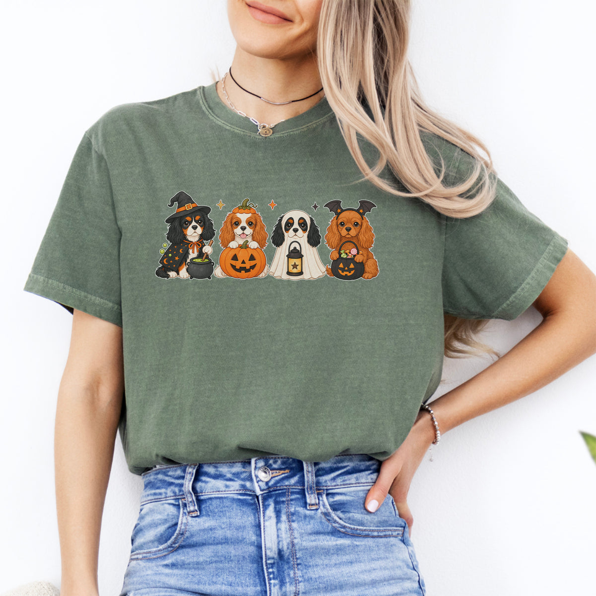 T-shirt Halloween Cavalier King