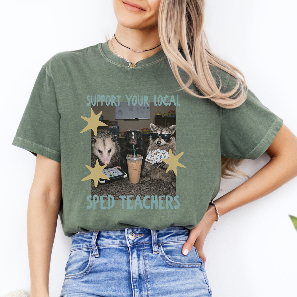 Support Your Local Sped Teachers Tee