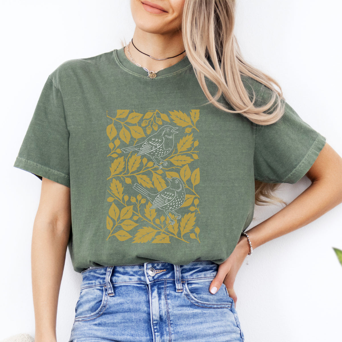 T-shirt graphique Vintage Songbird