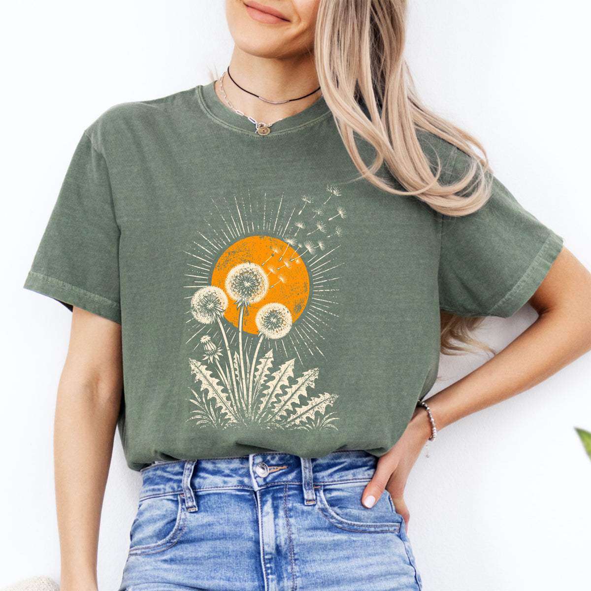 T-shirt soleil pissenlit