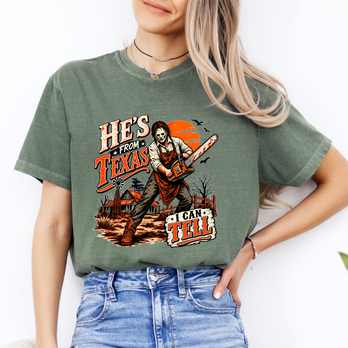 Camiseta «Él es de Texas»