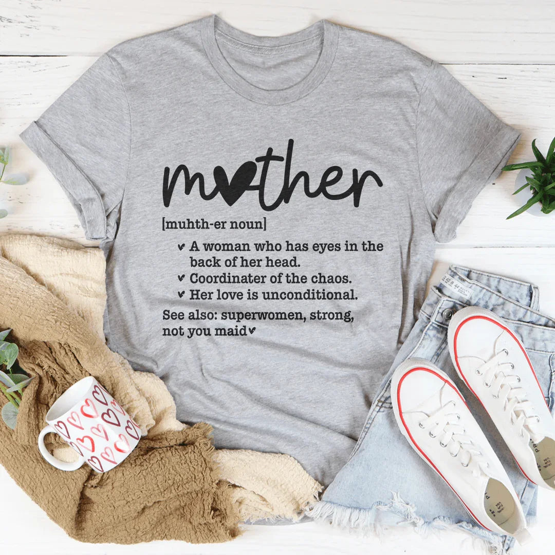 Mother Definition Tee Athletic Heather / S Peachy Sunday T-Shirt