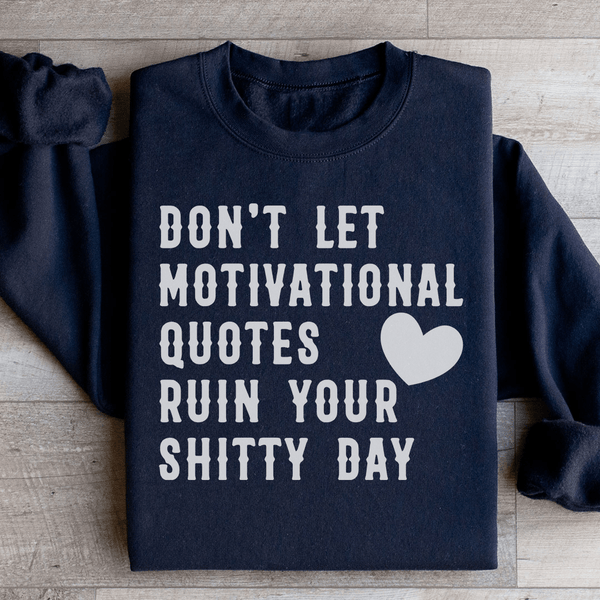 Motivational Quotes Sweatshirt Black / S Peachy Sunday T-Shirt