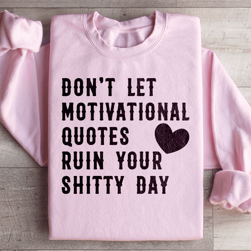 Motivational Quotes Sweatshirt Light Pink / S Peachy Sunday T-Shirt