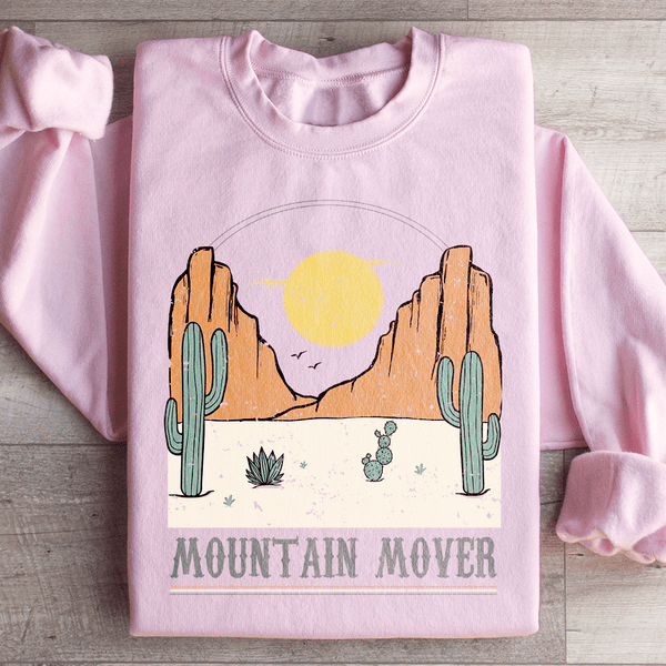 Mountain Mover Sweatshirt Light Pink / S Peachy Sunday T-Shirt