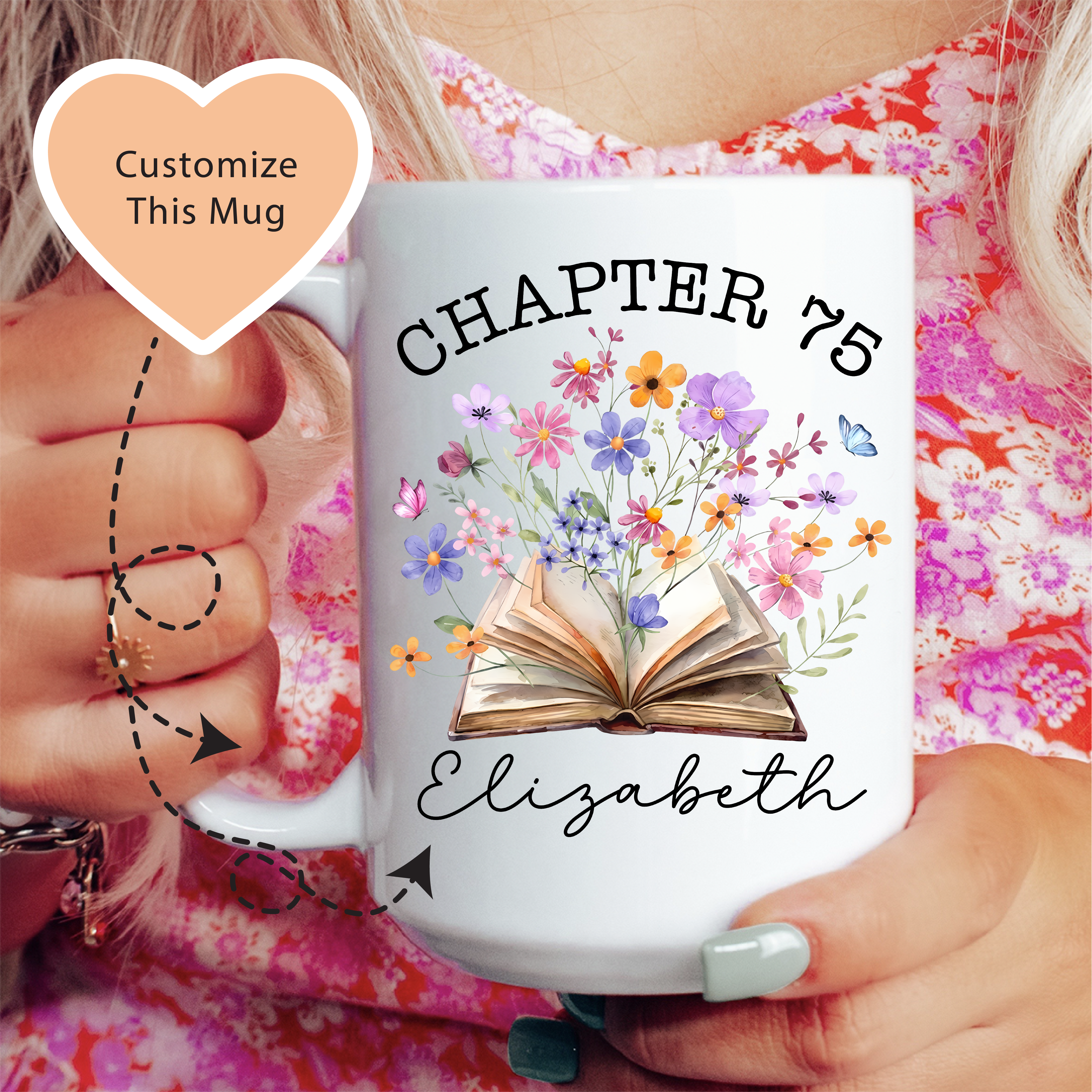 Personalized 75th Birthday Mug