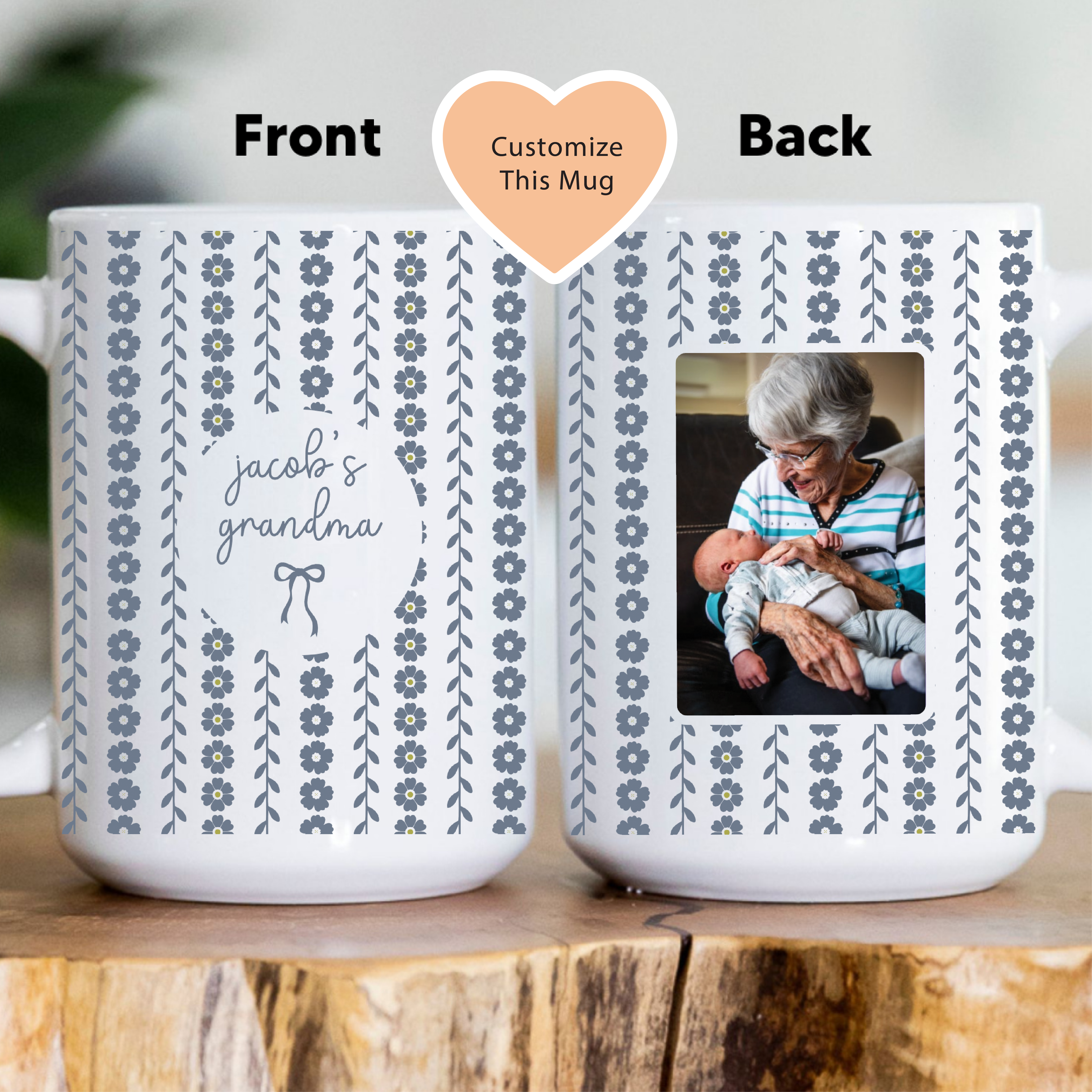 Personalized Grandma Coffee Mug