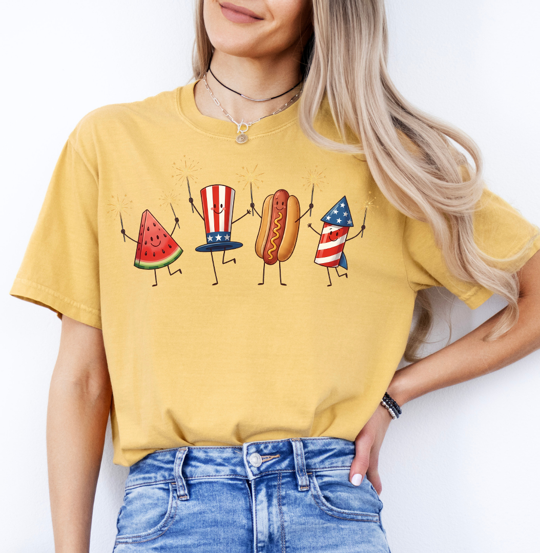 Patriotic Doodle Tee